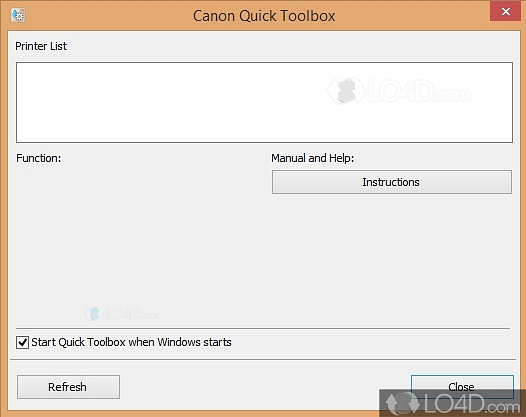 canon quick menu driver mac
